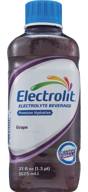 Electrolit Electrolyte Hydration Beverage, Grape (21 fl oz)