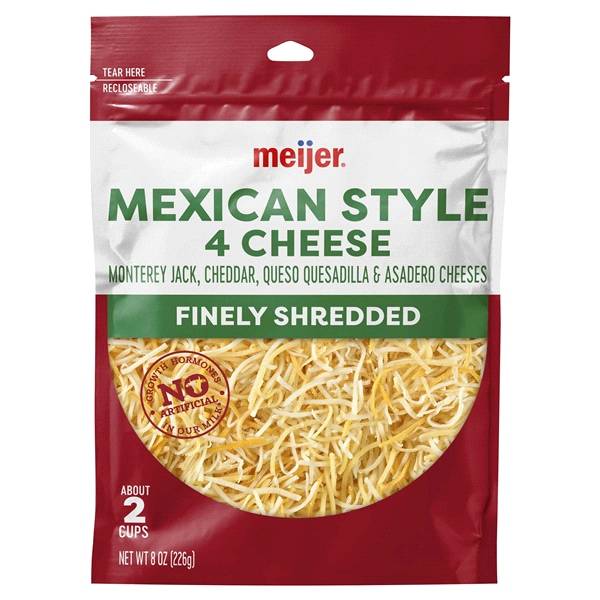 Meijer Finely Shredded Mexican Cheese (8 oz)