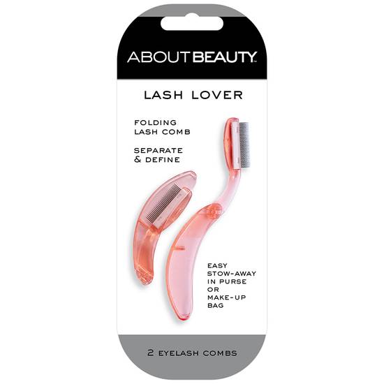 About Beauty Lash Lover Lash Comb - 2 ct
