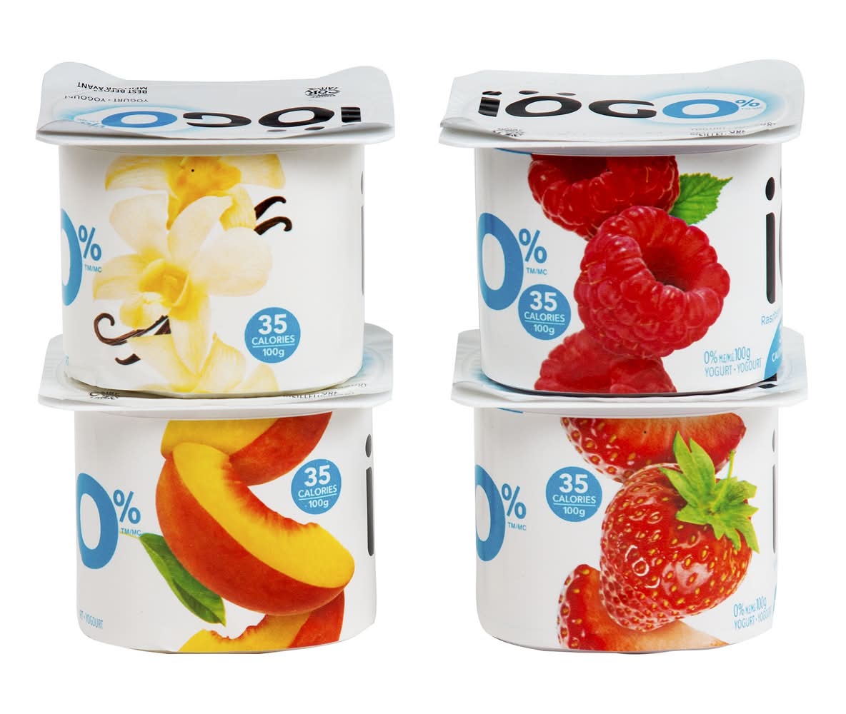 Iögo - Yogourt 0 %, 24 × 100 G / Iögo 0% Yogurt, 24 × 100 G