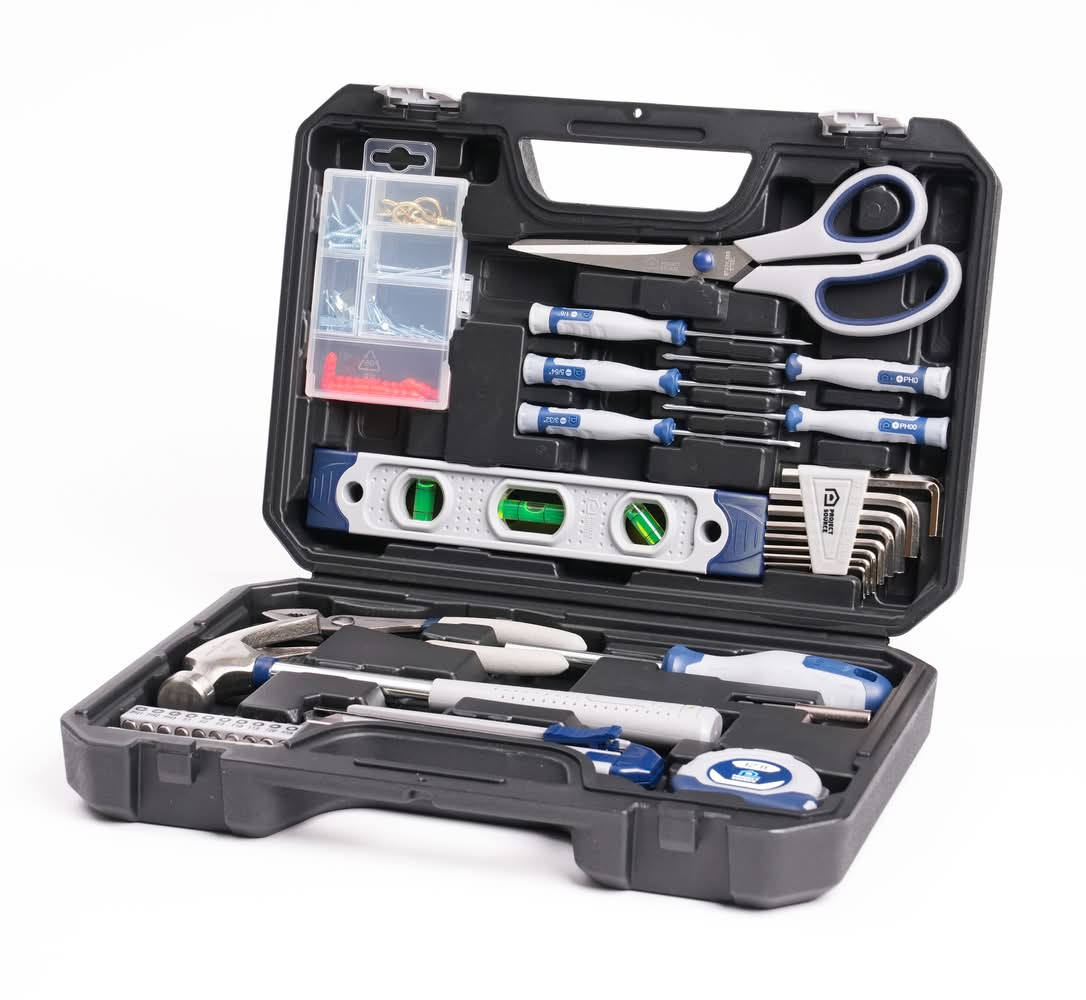 Project Source 142 -Piece Household Tool Set with Folding Case