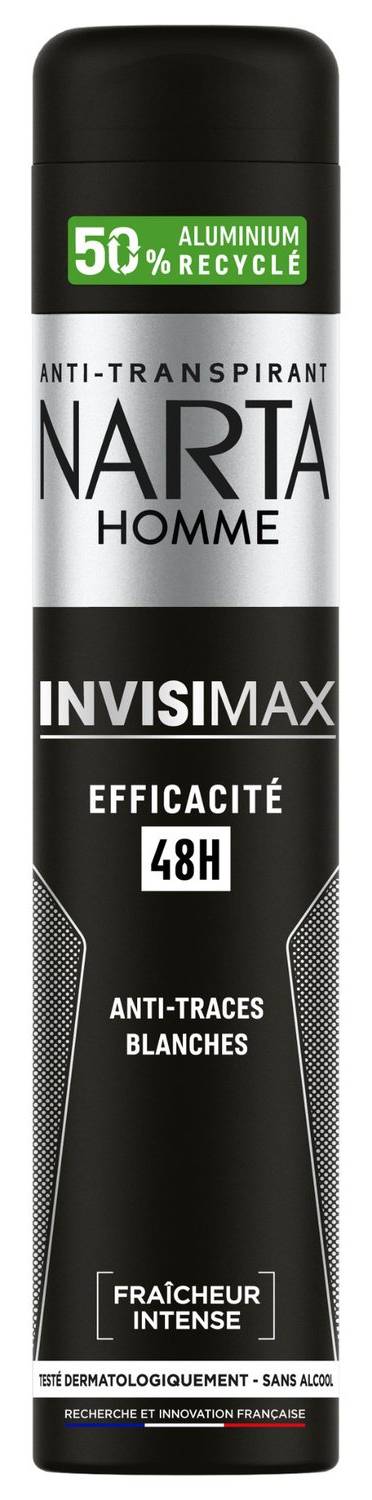 Narta - Déodorant invisimax anti-traces blanches 48h (200ml)