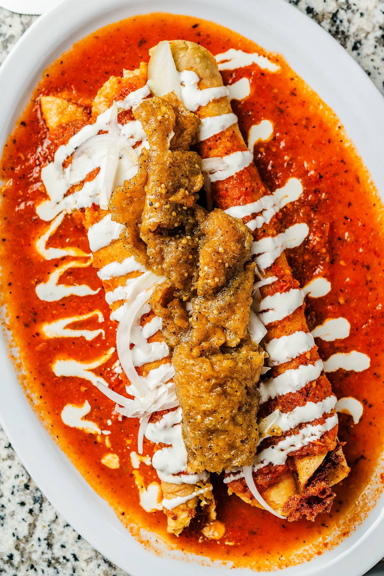 Enchiladas de Guajillas