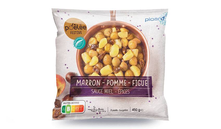 Poêlée marron, pomme, figue