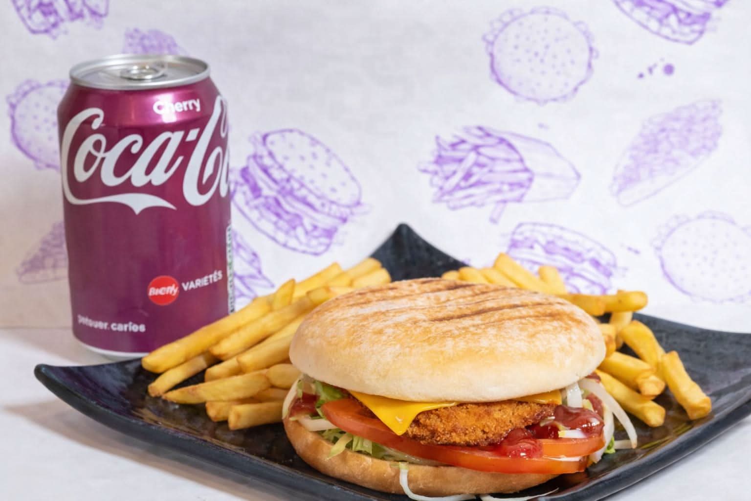 MENU LE PANÉ BURGER 🍗