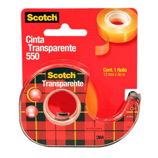 3M cinta adhesiva transparente scotch (1 pieza)