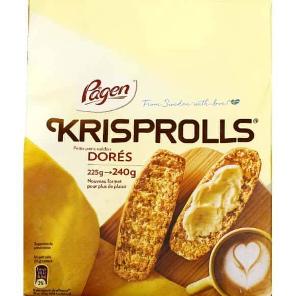 KRISPROLLS - Petits pains suédois dorés (240g)