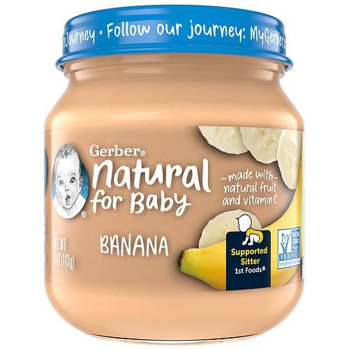 Gerber 1st Foods Natural Baby Food Banana - 4.0 oz