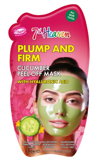 7th Heaven Plump and Firm Cucumber Peel-Off Mask With Hyaluronic Acid (10ml)