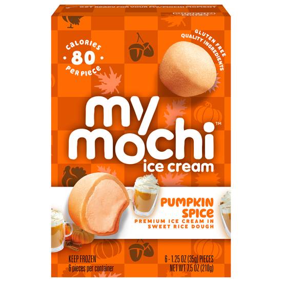 My/Mochi Pumpkin Spice Ice Cream(6 Ct)