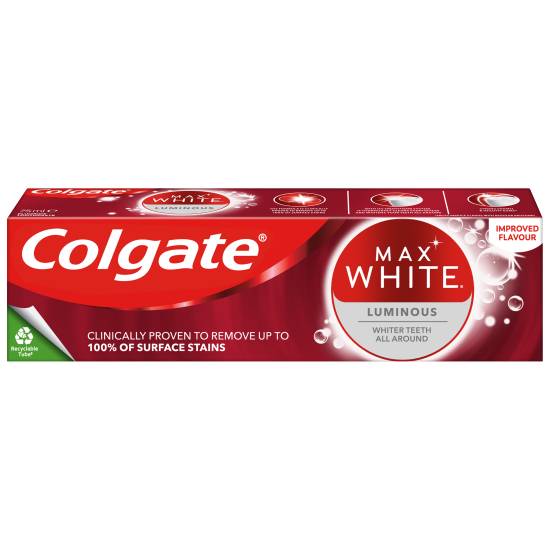 Colgate Max White Luminous Whitening Toothpaste (75ml)