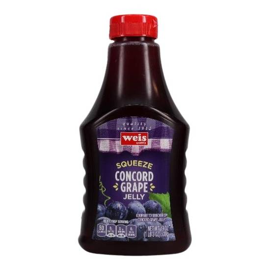 Weis Quality Jelly Squeeze Concord Grape