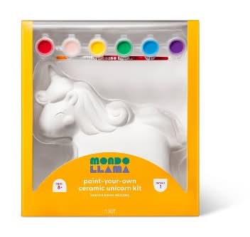 Mondo Llama Paint-Your-Own Ceramic Unicorn Painting Kit