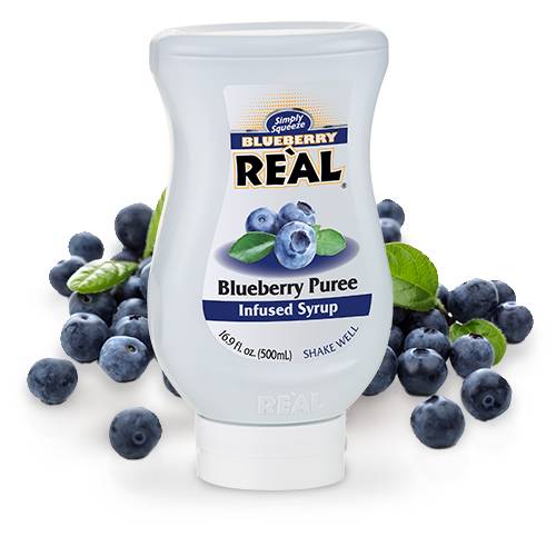 Real - Blueberry Puree Infused Syrup - 16.9 oz