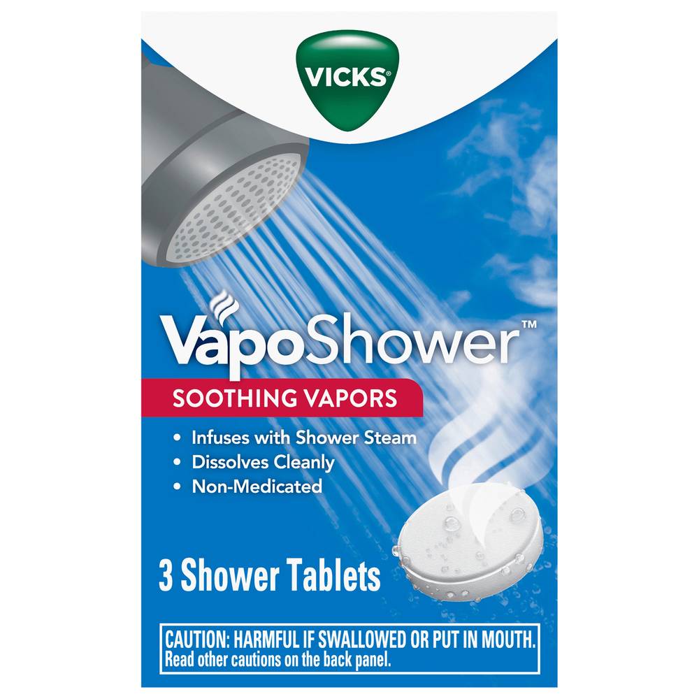 Vicks Vaposhower Tablets Soothing Vapors (81.6 g)