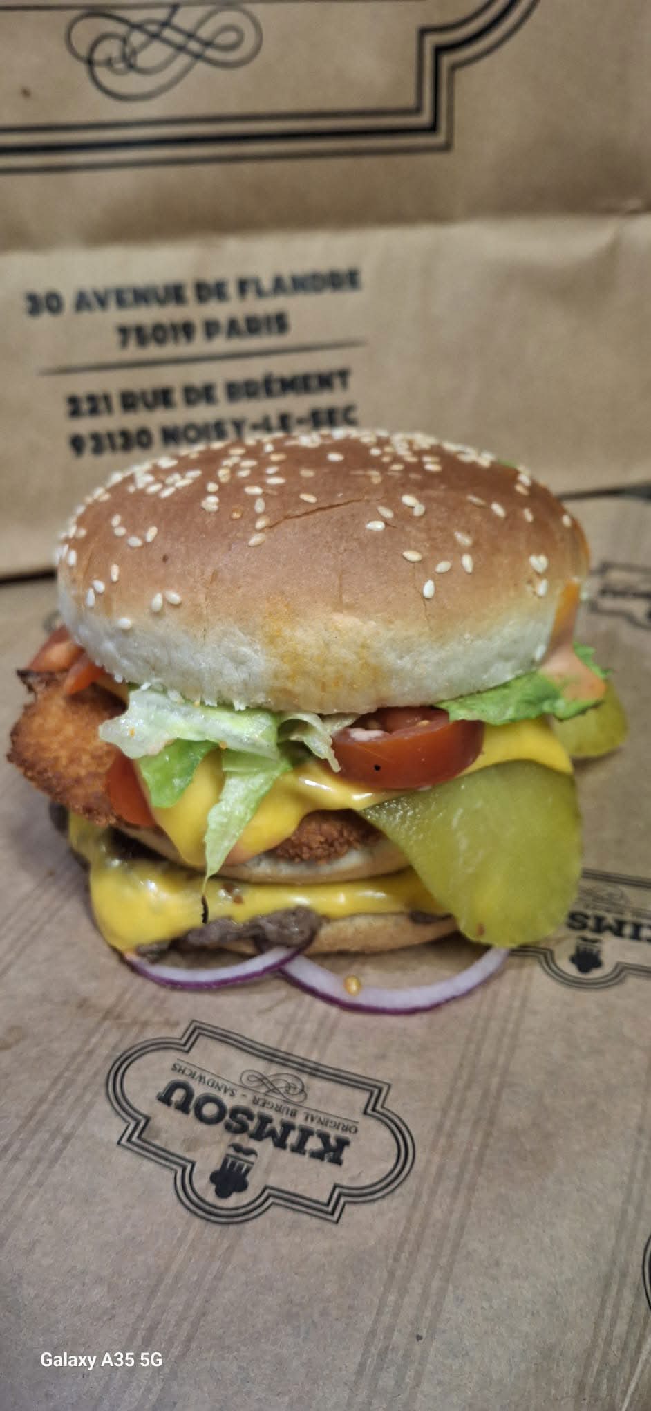 🍔  🍟  Double Kim Burger