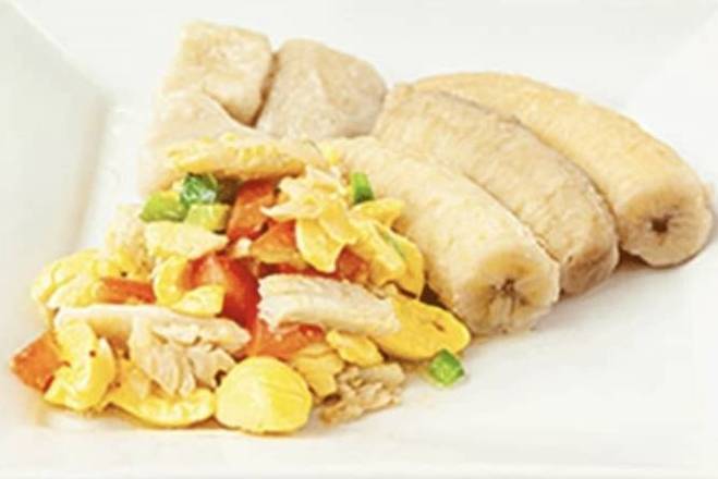 UNTIL 1 PM - Ackee and Saltfish with Value Porridge