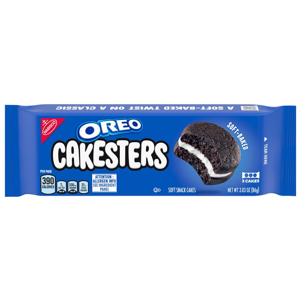 Oreo Cakesters Soft Snack Cakes (3 ct)