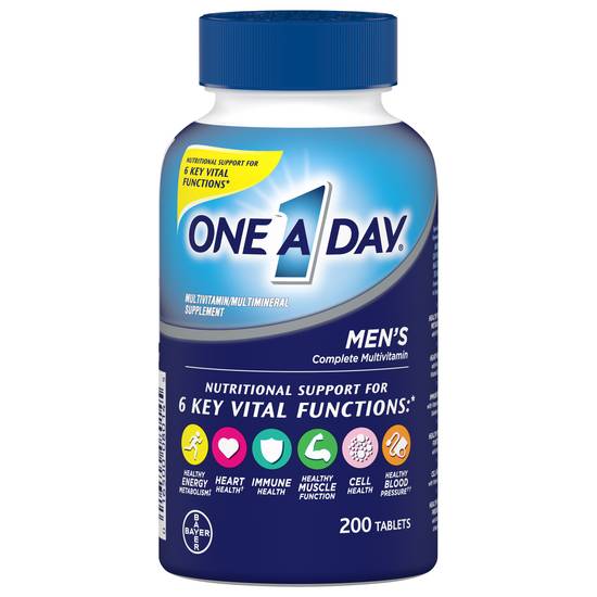 Bayer One a Day Men's Multivitamin Health Formula (200 ct)