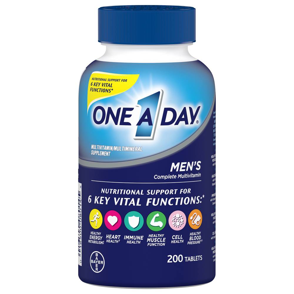 Bayer One a Day Men's Multivitamin Health Formula (10.8 oz, 250 ct)