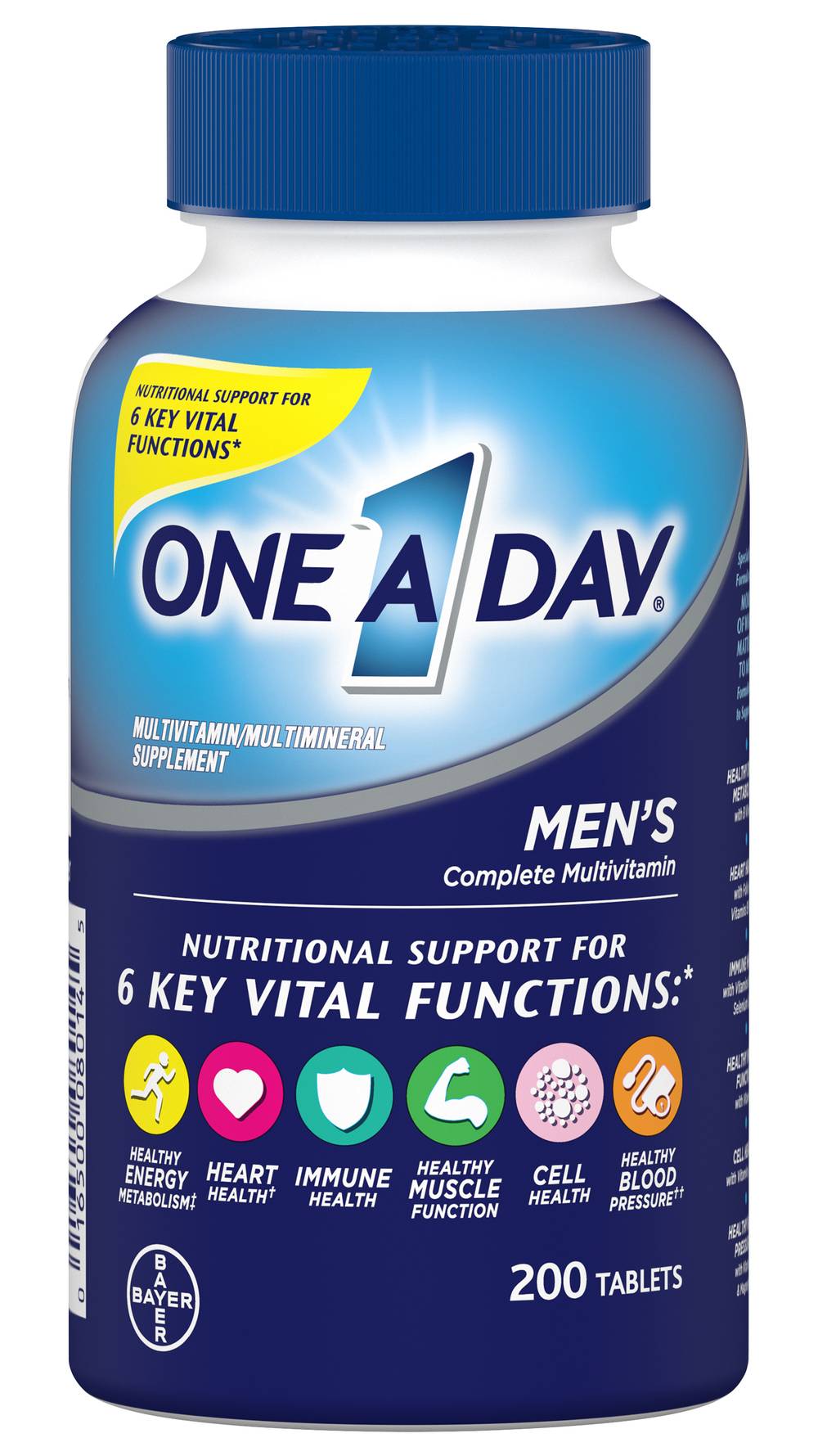 Bayer One a Day Men's Multivitamin Health Formula (10.8 oz, 250 ct)