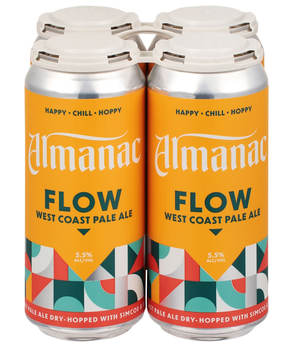 Almanac Beer Co. Flow Pale Ale Beer (4 x 16 fl oz)