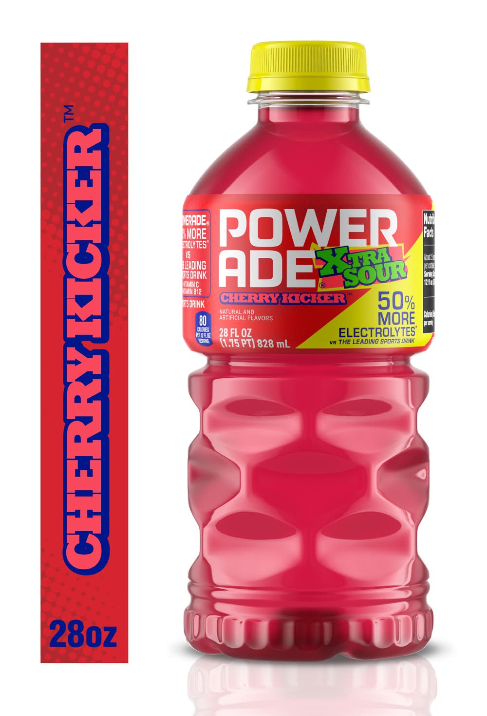 Powerade Xtra Sour Energy Drink With Electrolytes, Cherry Kicker (28 fl oz)