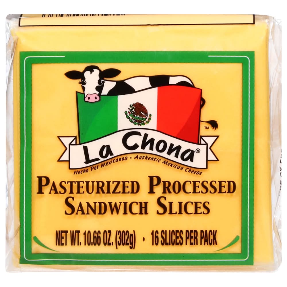 La Chona American Cheese Slice (11 oz)