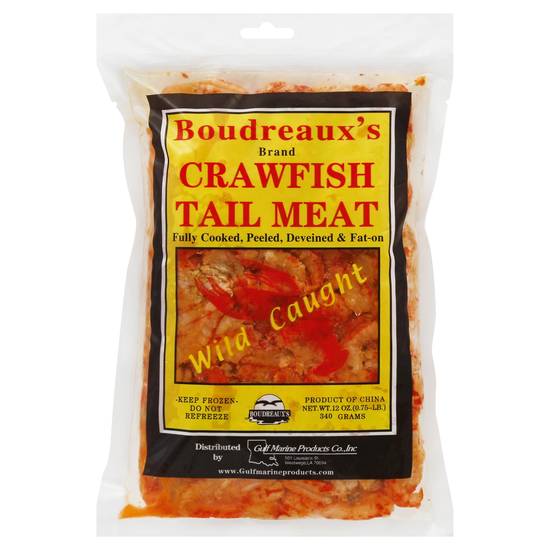 Boudreauxs Gulf Marine Products Crawfish Tail Meat (12 oz)