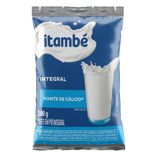 Itambé leite em pó integral (200 g)