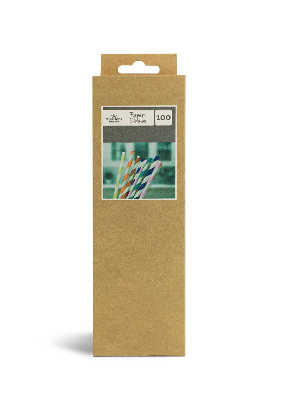 Morrisons Paper Straws(100 Ct)