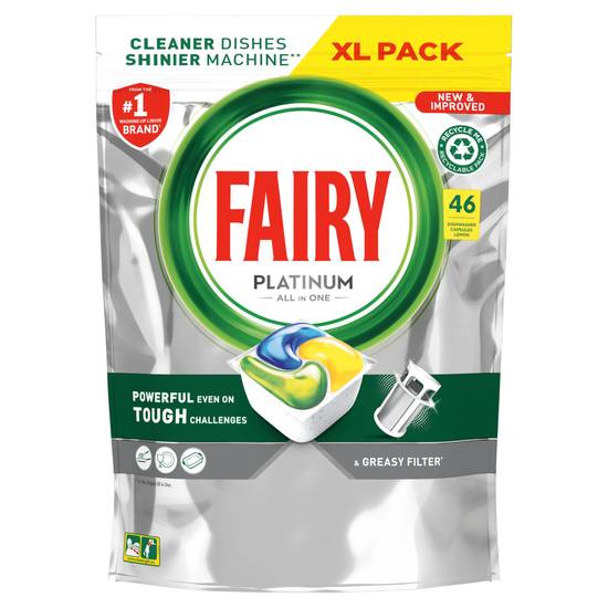 Fairy Platinum Lemon Tabs 46 Pack