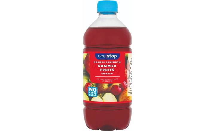 One Stop Double Strength Summer Fruits Squash 750ml (394693)