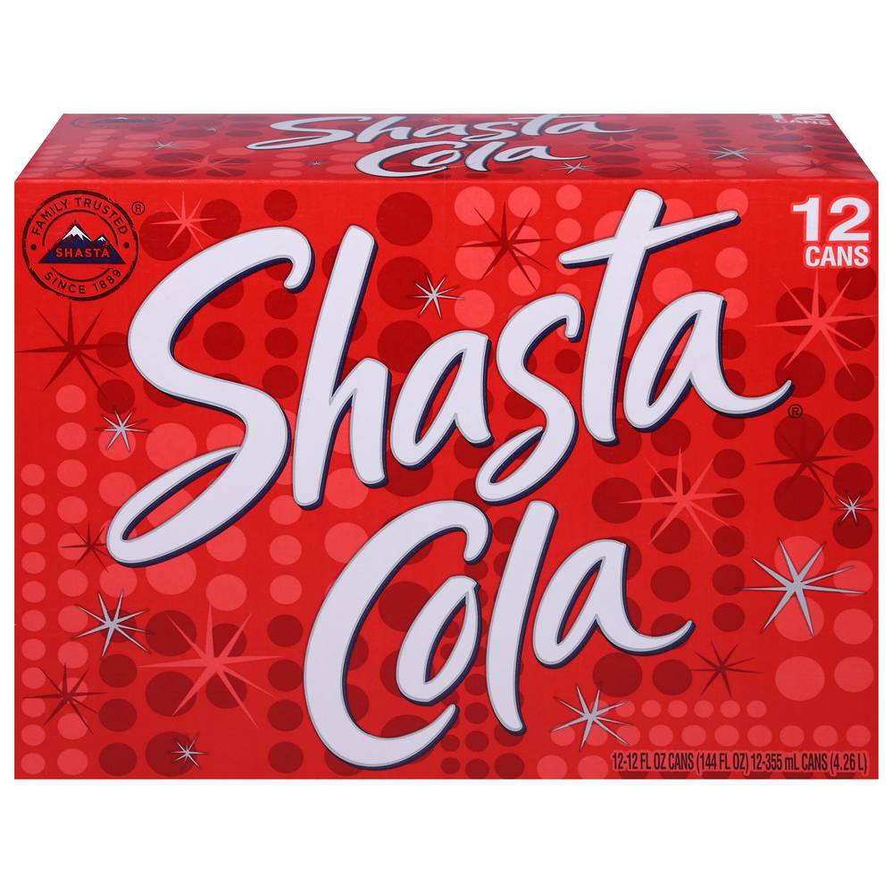 Shasta Cola Soda (12 x 12 fl oz)