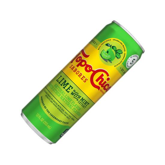 Topo-Chico Sabores Lime with Mint Extract Flavored Sparkling Water 12oz