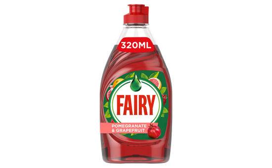 Fairy Clean & Fresh Washing Up Liquid Pomegranate & Grapefruit 320ML