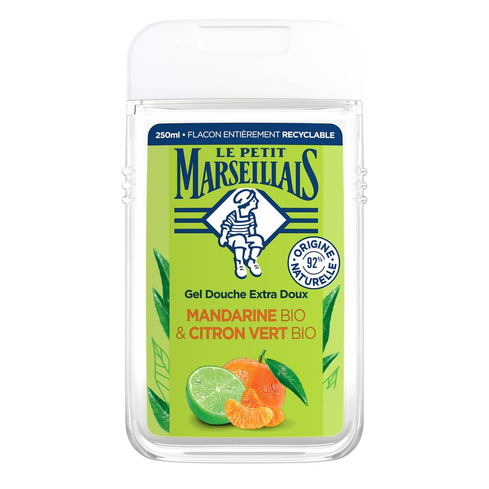 Le Petit Marseillais - Gel douche extra doux mandarine et citron vert bio