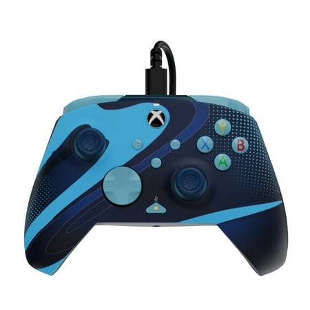 PDP Rematch Glow Advanced Wired Xbox Series Xs & Windows 10/11 Pc Game Controller, Blue