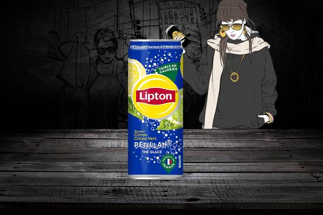 Lipton® Pétillant Citron Citron Vert