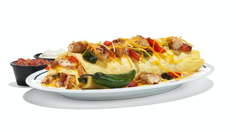 Chicken Fajita Omelette