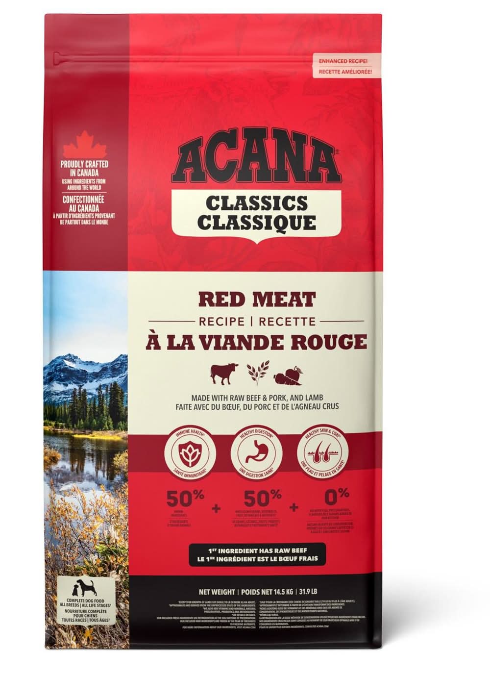 ACANA Classics Red Meat Recipe Dog Food, 31.9 lb