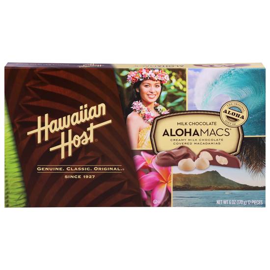 Hawaiian Host Milk Chocolate Aloha Macs