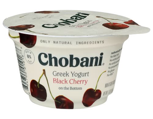 Chobani Black Cherry Greek Yogurt