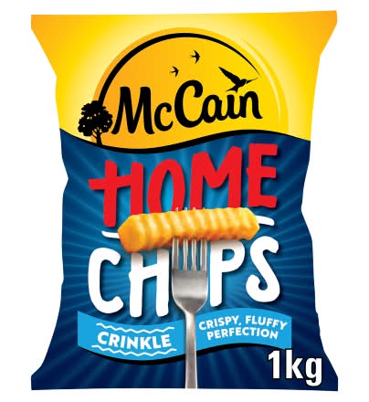 McCain Crinkle Cut Home Chips (1kg)