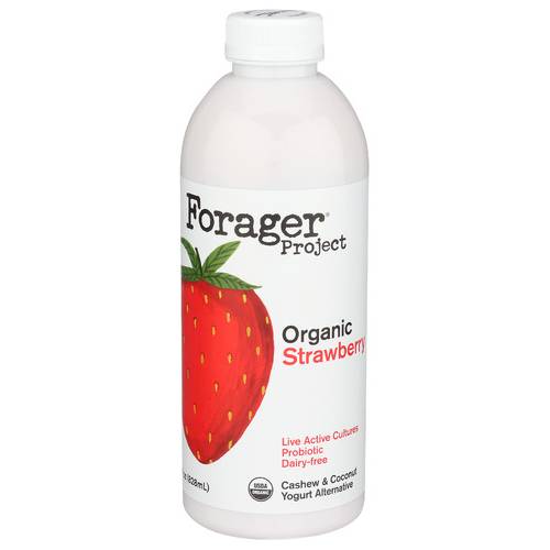 Forager Organic Strawberry Probiotic Cashewmilk Yogurt