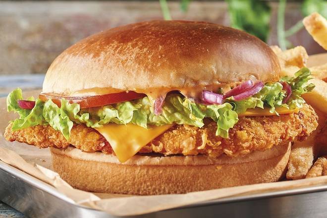 Buffalo Chicken Burger 🍔 🍗