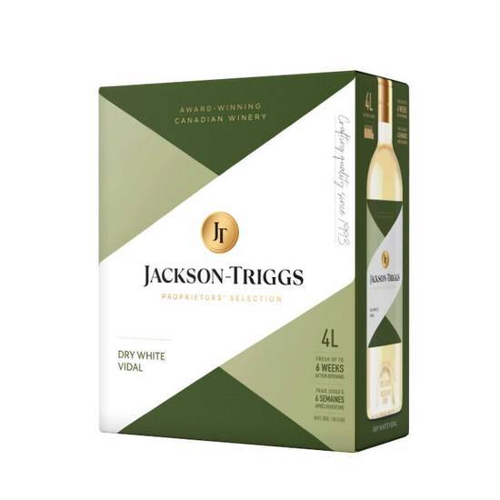 Jackson-Triggs Proprietors' Selection Dry White Vidal 4L (12.5% ABV)