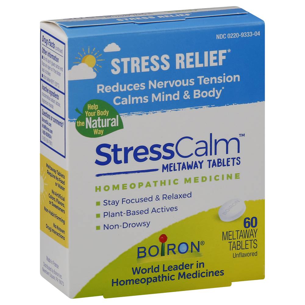 Boiron Stress Calm Homeopathic Relief Tablets (60 ct)