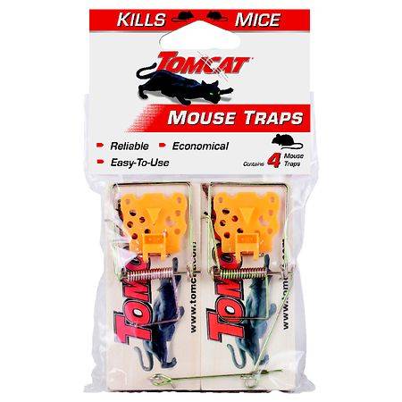 Tomcat Mouse Traps (4 ct)