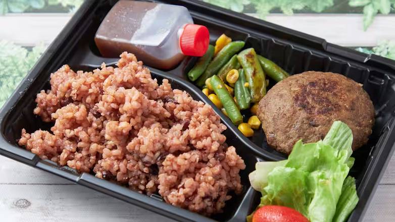 鹿肉ハンバーグ りんごと玉ねぎのソース Bセット